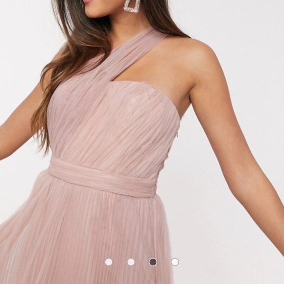 ASOS Bridesmaids Formal one shoulder maxi dress - Picture 3 of 9